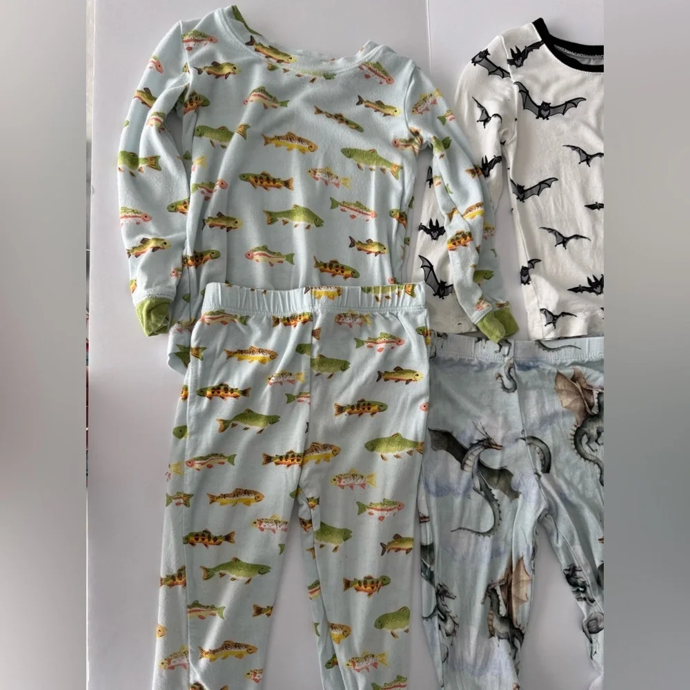 Bamboo Misc Pajama Lot Sizes 18-24M - Picture 2 of 15